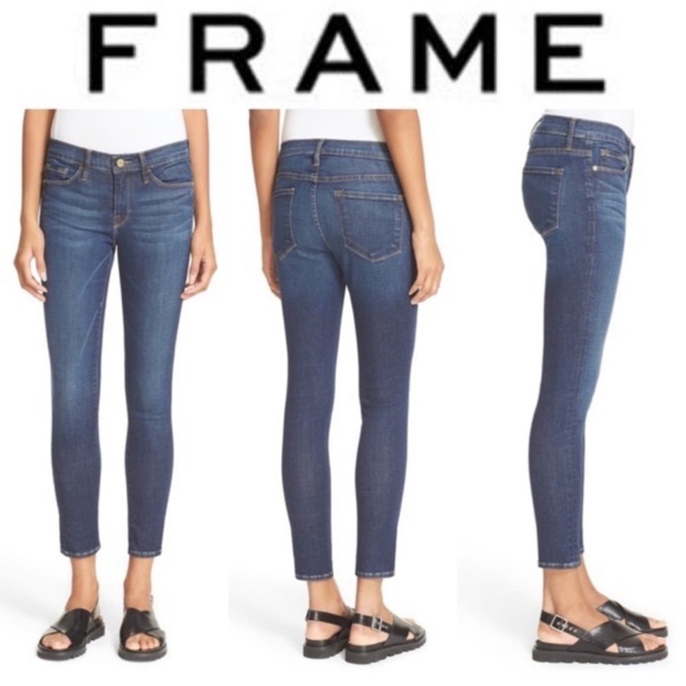 FRAME  Le Skinny Jeanne Crop Size 31